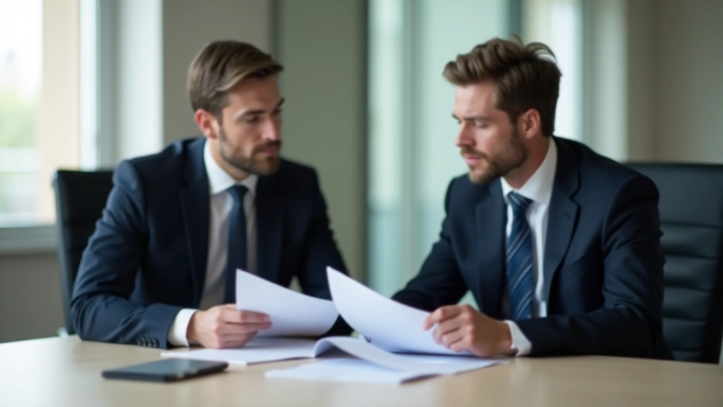 Due professionisti in sessione di confronto strategico